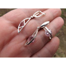 Гарнитур Серебряное Кольцо 15047 / Серебряные Серьги 25047