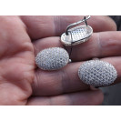 Гарнитур Серебряное Кольцо 15056 / Серебряные Серьги 25056 /  Серебряный Подвес 35056