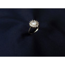 Гарнитур Серебряное Кольцо 15058 / Серебряные Серьги 25058