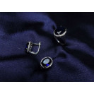 Гарнитур Серебряное Кольцо 15061 / Серебряные Серьги 25061