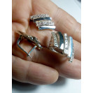 Гарнитур Серебряное Кольцо 15071 / Серебряные Серьги 25071