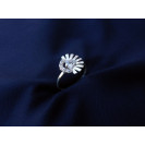 Гарнитур Серебряное Кольцо 15089 / Серебряные Серьги 25089