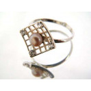 Гарнитур Серебряное Кольцо 15092 / Серебряные Серьги 25092