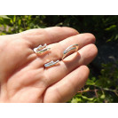 Гарнитур Серебряное Кольцо 15096 / Серебряные Серьги 25096