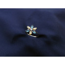 Гарнитур Серебряное Кольцо 15107 / Серебряные Серьги 25107