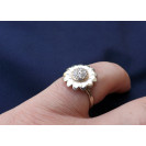 Гарнитур Серебряное Кольцо 15118 / Серебряные Серьги 25118