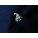 Гарнитур Серебряное Кольцо 15119 / Серебряные Серьги 25119