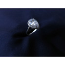 Гарнитур Серебряное Кольцо 15123 / Серебряные Серьги 25123