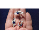 Гарнитур Серебряное Кольцо 15132 / Серебряные Серьги 25132 / Серебряный Подвес 35132