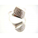 Гарнитур Серебряное Кольцо 15141 / Серебряные Серьги 25141