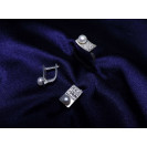 Гарнитур Серебряное Кольцо 15143 / Серебряные Серьги 25143