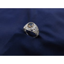 Гарнитур Серебряное Кольцо 15154 / Серебряные Серьги 25154