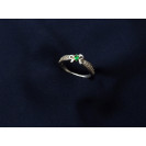 Гарнитур Серебряное Кольцо 15155 / Серебряные Серьги 25155