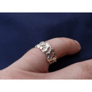 Гарнитур Серебряное Кольцо 15158 / Серебряные Серьги 25158