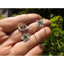 Гарнитур Серебряное Кольцо 15161 / Серебряные Серьги 25161