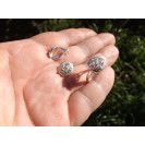 Гарнитур Серебряное Кольцо 15164 / Серебряные Серьги 25164