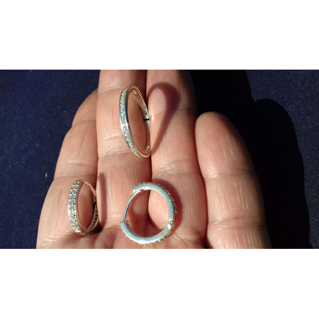 Гарнитур Серебряное Кольцо 15170 / Серебряные Серьги 25170