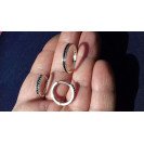 Гарнитур Серебряное Кольцо 15170 / Серебряные Серьги 25170