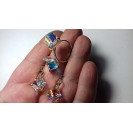 Гарнитур Серебряное Кольцо 15173 / Серебряные Серьги 25173 / Серебряный Подвес 35173