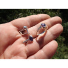 Гарнитур Серебряное Кольцо 15178 / Серебряные Серьги 25178