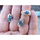 Гарнитур Серебряное Кольцо 15197 / Серебряные Серьги 25197