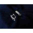 Гарнитур Серебряное Кольцо 15200 / Серебряные Серьги 25200