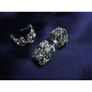 Гарнитур Серебряное Кольцо 15219 / Серебряные Серьги 25219