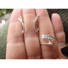 Гарнитур Серебряное Кольцо 15234 / Серебряные Серьги 25234