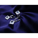 Гарнитур Серебряное Кольцо 15240 / Серебряные Серьги 25240