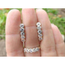 Гарнитур Серебряное Кольцо 15251 / Серебряные Серьги 25251