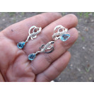 Гарнитур Серебряное Кольцо 15266 / Серебряные Серьги 25266