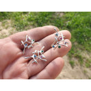 Гарнитур Серебряное Кольцо 15272 / Серебряные Серьги 25272