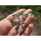 Гарнитур Серебряное Кольцо 15273 / Серебряные Серьги 25273