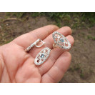 Гарнитур Серебряное Кольцо 15279 / Серебряные Серьги 25279