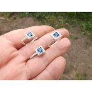 Гарнитур Серебряное Кольцо 15280 / Серебряные Серьги 25280