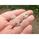 Гарнитур Серебряное Кольцо 15281 / Серебряные Серьги 25281