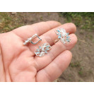 Гарнитур Серебряное Кольцо 15282 / Серебряные Серьги 25282