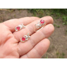 Гарнитур Серебряное Кольцо 15283 / Серебряные Серьги 25283