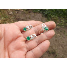 Гарнитур Серебряное Кольцо 15285 / Серебряные Серьги 25285