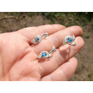 Гарнитур Серебряное Кольцо 15290 / Серебряные Серьги 25290