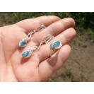 Гарнитур Серебряное Кольцо 15296 / Серебряные Серьги 25296