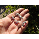 Гарнитур Серебряное Кольцо 15304 / Серебряные Серьги 25304