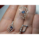 Гарнитур Серебряное Кольцо 15336 / Серебряные Серьги 25336