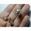 Гарнитур Серебряное Кольцо 15339 / Серебряные Серьги 25339