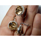 Гарнитур Серебряное Кольцо 15340 / Серебряные Серьги 25340