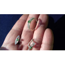 Гарнитур Серебряное Кольцо 15350 / Серебряные Серьги 25350