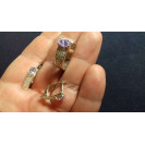 Гарнитур Серебряное Кольцо 15353 / Серебряные Серьги 25353