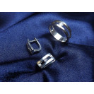 Гарнитур Серебряное Кольцо 15365 / Серебряные Серьги 25365