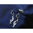 Гарнитур Серебряное Кольцо 15368 / Серебряные Серьги 25368