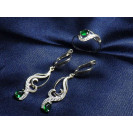 Гарнитур Серебряное Кольцо 15368 / Серебряные Серьги 25368